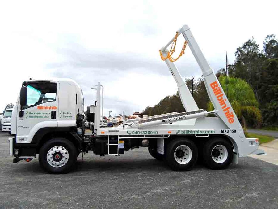 Bill Bin Hire hook-lift truck