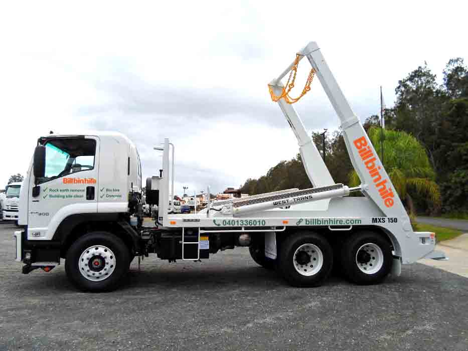 Bill Bin Hire hook-lift truck